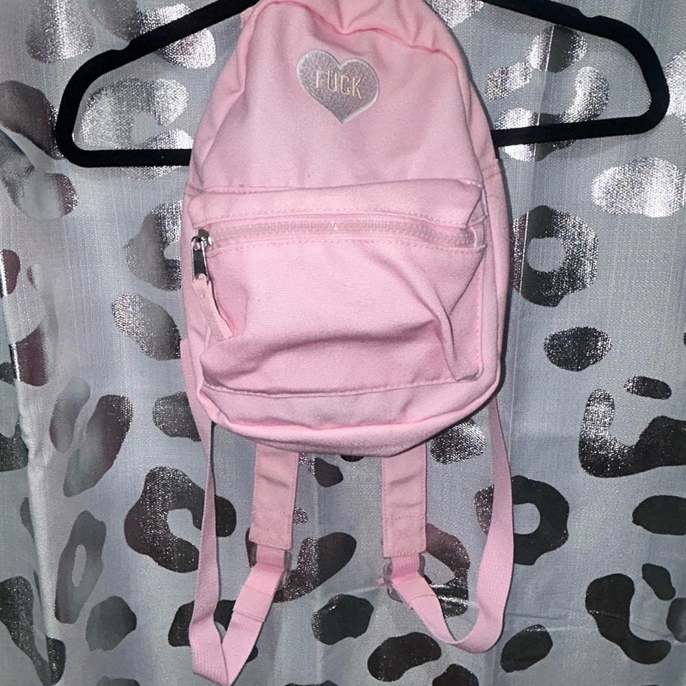 Spencer's Pink Heart Backpack